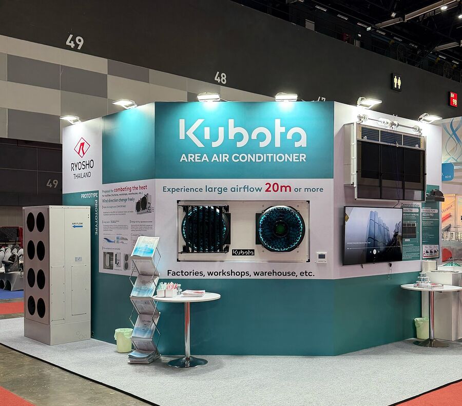 KUBOTA エリア空調展示会出展 ブース施工事例