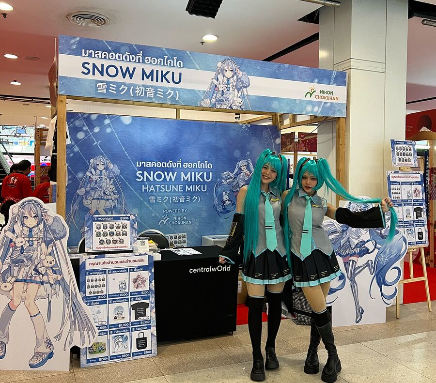 SNOW MIKU ポップアップブース施工事例